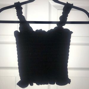 Black reformation tank top